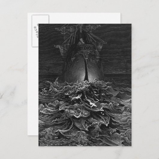 「古代の船員の娘」の場面2 ポストカード (正面/裏面)