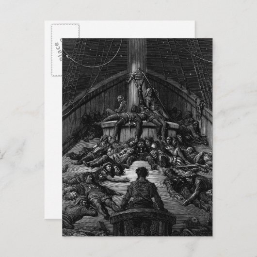 「古代の船員の娘」の場面3 ポストカード (正面/裏面)