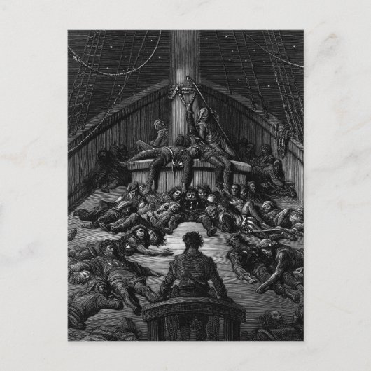 「古代の船員の娘」の場面3 ポストカード (正面)