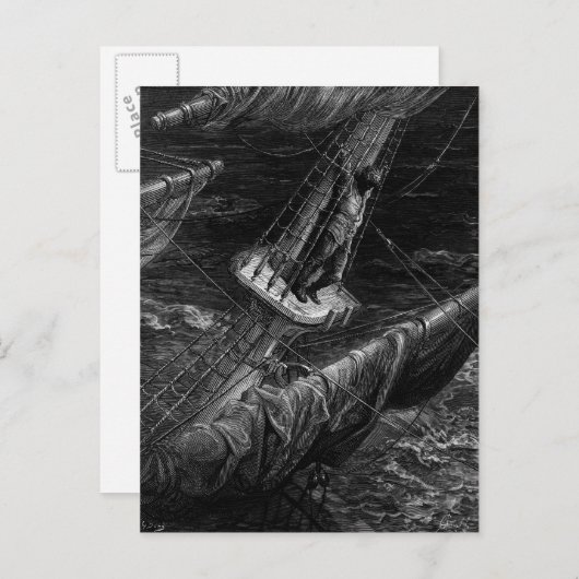 「古代の船員の娘」の場面 ポストカード (正面/裏面)