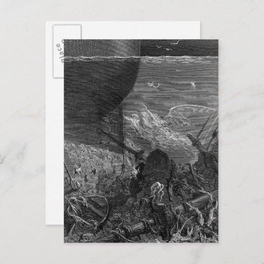 「古代の船員の娘」の場面 ポストカード (正面/裏面)