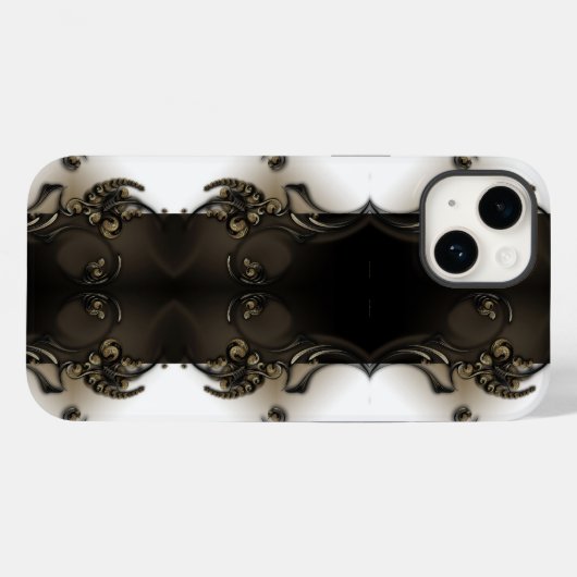 "古代の花", Apple iPhone 14ケース Case-Mate iPhoneケース (裏面 (横))