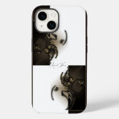 "古代の花", Apple iPhone 14ケース Case-Mate iPhoneケース (裏面)