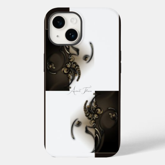 "古代の花", Apple iPhone 14ケース Case-Mate iPhoneケース (裏面)