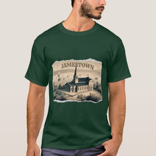 古代の街の友達 Tシャツ (正面)