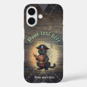 古代の謎を解き明かす好奇心旺盛な海賊猫 Case-Mate iPhoneケース (裏面)