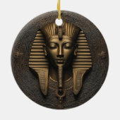 古代の贅沢の再定義 – ファラオのエレガンス セラミックオーナメント (裏面)
