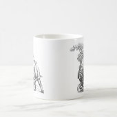 古代の農村美術 コーヒーマグカップ (中央)