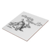 古代の農村美術 タイル (側面)