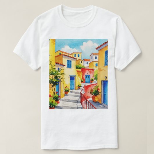 古代の通り Tシャツ (デザイン正面)
