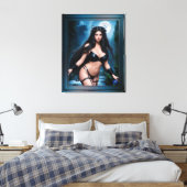 古代の遺跡の妖精の女神 キャンバスプリント (インサイチュ (寝室))