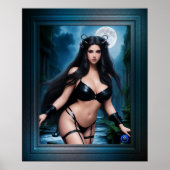 古代の遺跡の妖精の女神 ポスター (正面)