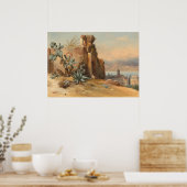 古代の遺跡の近くメッシーナ – レモンドファインアート ポスター (キッチン)