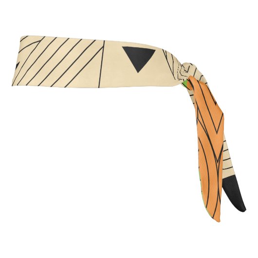 古代の部族芸術 タイヘッドバンド (回転90)