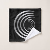 古代の銀と赤の記号のミステリーサークル バスタオルセット (ウォッシュタオル)