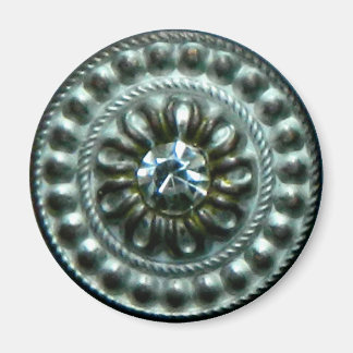 古代の銀の小川に宝石 マグネット