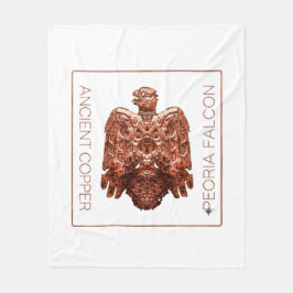 古代の銅のペオリア・ファルコン修復品 フリースブランケット