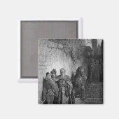 「古代の霊魂」のオープニングシーン マグネット (正面/裏面)