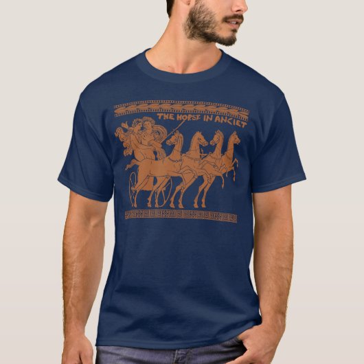 古代の馬の少年 Tシャツ (正面)