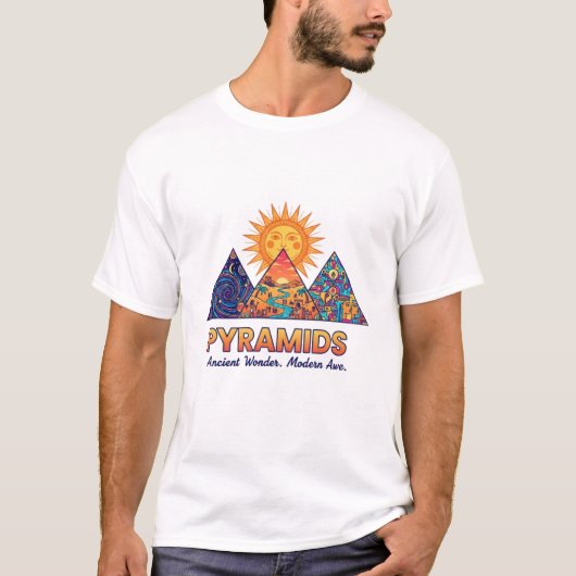 古代の驚異。現代の畏敬 Tシャツ (正面)