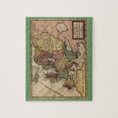 古代の1721年のヨーロッパの地図by Herman Moll ジグソーパズル (縦)