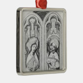 古代を取られる女王エレノアおよびハインリヒ3世 メタルオーナメント (右)