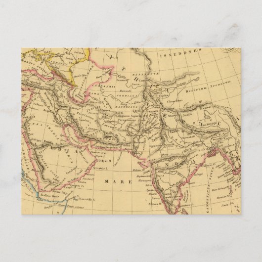 古代アジア ポストカード (正面)