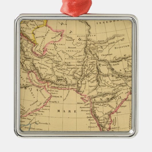 古代アジア メタルオーナメント (正面)