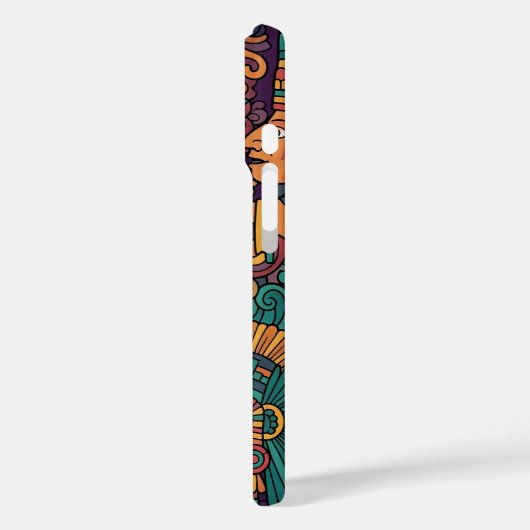 古代アステカのインディアンアート Case-Mate iPhoneケース (裏面 / 左)