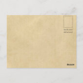 古代アステカ太陽石暦 ポストカード (裏面)