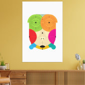 古代アステカ線 キャンバスプリント (インサイチュ (リビング))