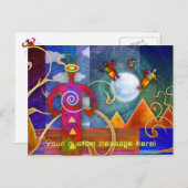 古代アストロエイリアンエンジェルズアセンディング ポストカード (正面/裏面)