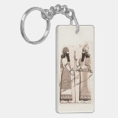 古代アッシリアアート キーホルダー (正面左)