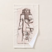 古代アッシリア・タオルセット バスタオルセット (ハンドタオル)