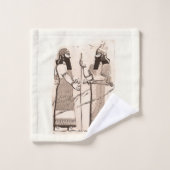 古代アッシリア・タオルセット バスタオルセット (ウォッシュタオル)