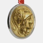 古代アテナコイン メタルオーナメント (右)