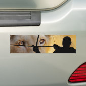 古代アフリカの戦士 バンパーステッカー (車上)