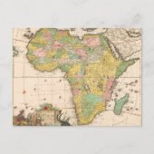 古代アフリカ大陸地図 ポストカード (正面)