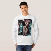 古代アリエンの神秘的な銀河の遺物像 Tシャツ (正面フル)