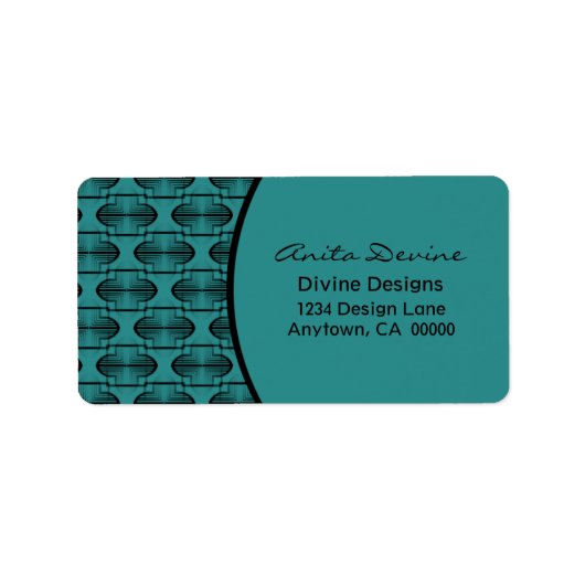 古代アーチ住所 シール (正面)