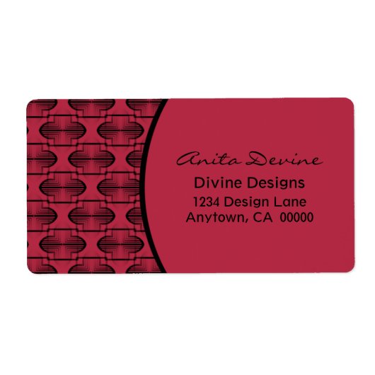 古代アーチ船積みラベル ラベル (正面)