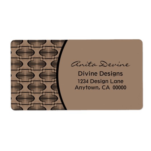 古代アーチ船積みラベル ラベル (正面)