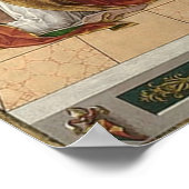 古代アートのUFOサンエムとの受胎告知 ポスター (角)