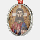 古代イエス·モザイク メタルオーナメント (左)