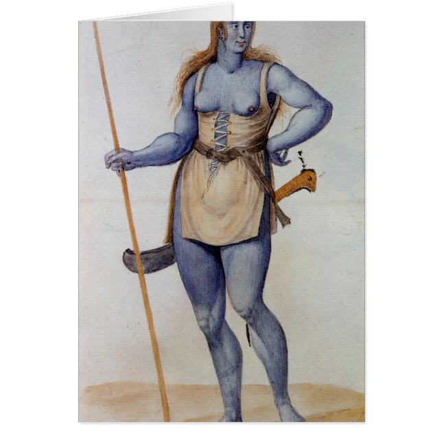 古代イギリスの女性 (正面)