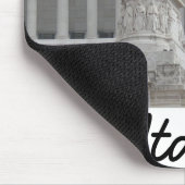 古代イタリアンローマの遺跡の隣の国旗 マウスパッド (コーナー)