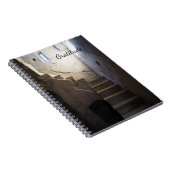 古代イタリアン階段写真スパイラルノート ノートブック (右側)