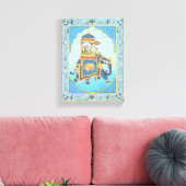 古代インディアン美術 キャンバスプリント (インサイチュ (リビング))