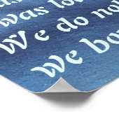 古代インディアン諺 ポスター (角)