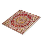 古代インドの蓮の花 タイル (側面)